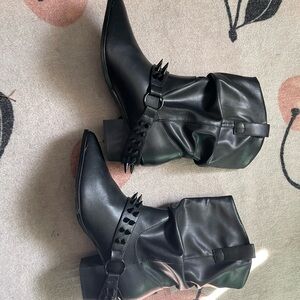 Spiked Cowboy Boots